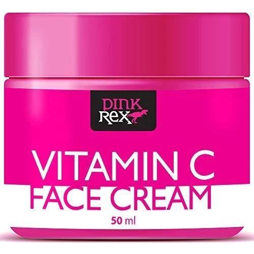 Vitamin C Face Cream Natural Hyaluronic Acid Organic Moisturizer for Skin Eye 