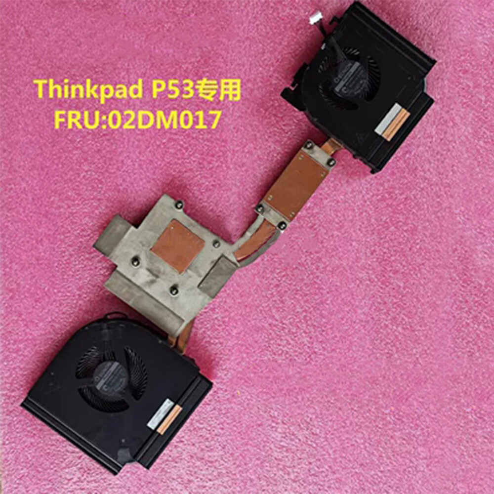 For Lenovo Thinkpad P52 P53 Radiator CPU Fan GPU Fan 02DM015 02DM017 ...