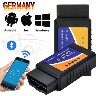 Bluetooth Car OBD2 ELM327 Diagnostic Scan Scanner Wireless für Android und IOS