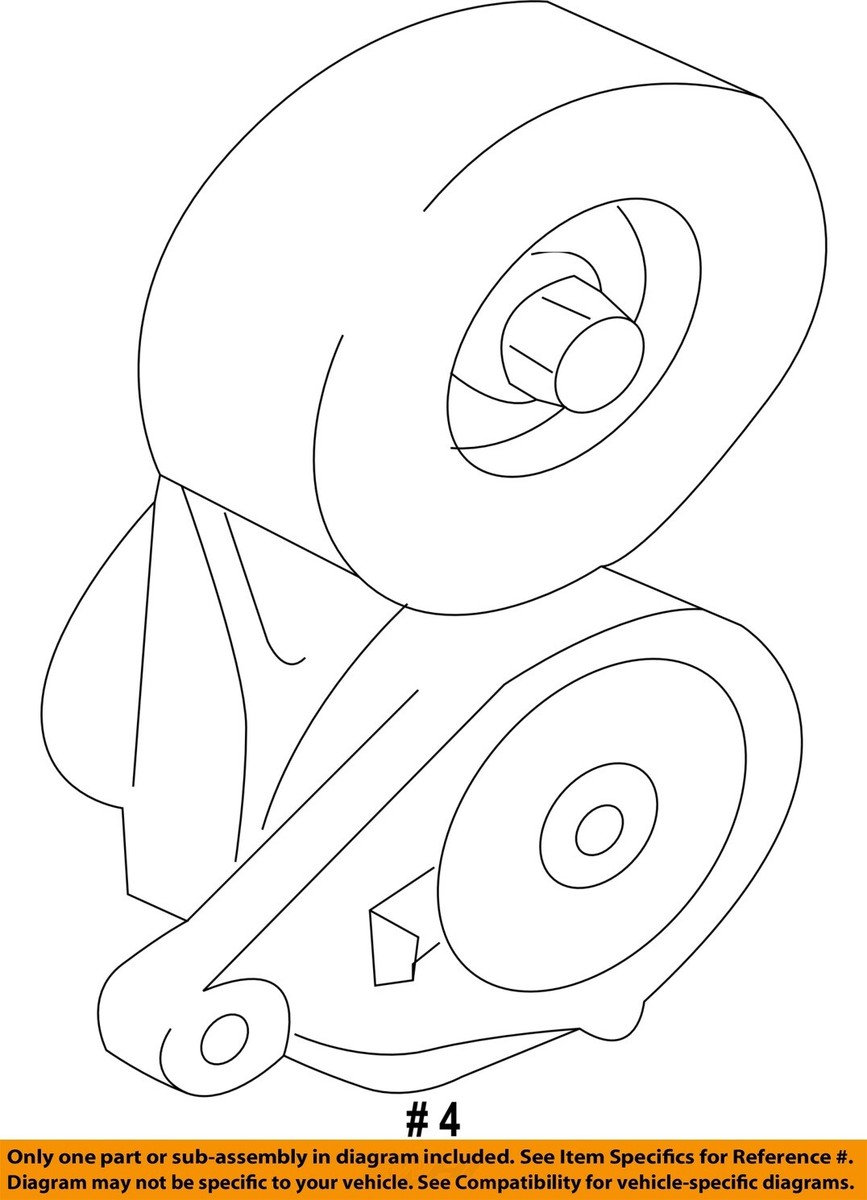MITSUBISHI OEM 04-12 Galant-Serpentine Tensioner MN149179 | eBay