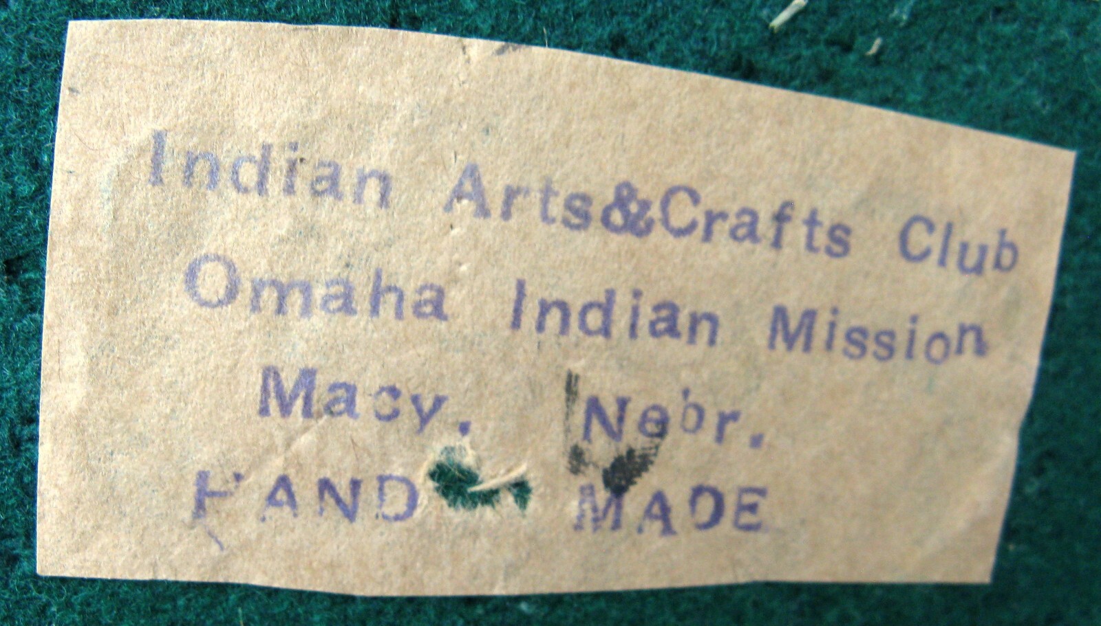 Antique Tepee Lamp Hand Made By Indian Mission Crafts Club Macy NE