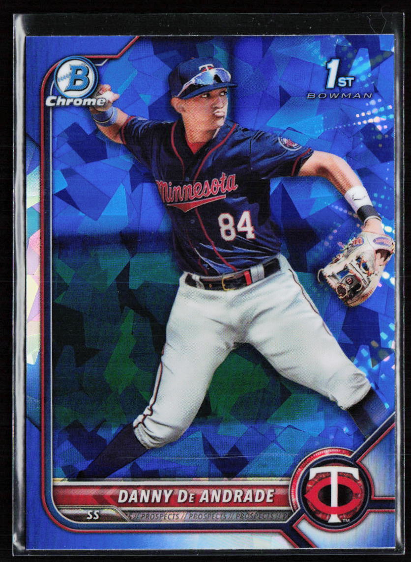 2022 Bowman Chrome Sapphire #BCP-156 Danny De Andrade Prospects Minnesota Twins