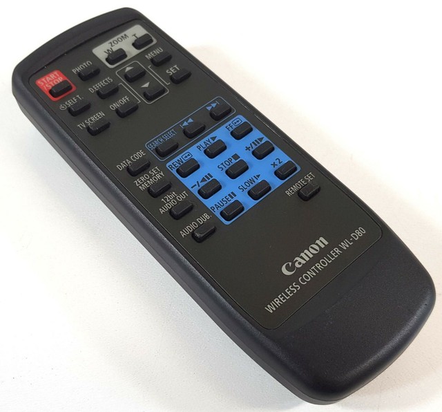 Canon WLD80 Camcorder Remote Control Original Genuine A552 eBay