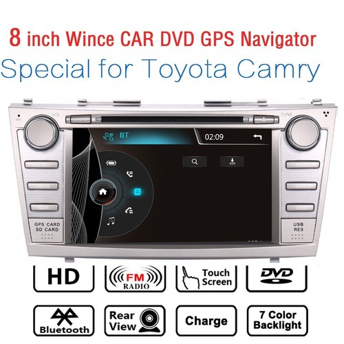 For Toyota Camry 2007 2008 2009 2010 2011 8" Car Radio GPS DVD Player