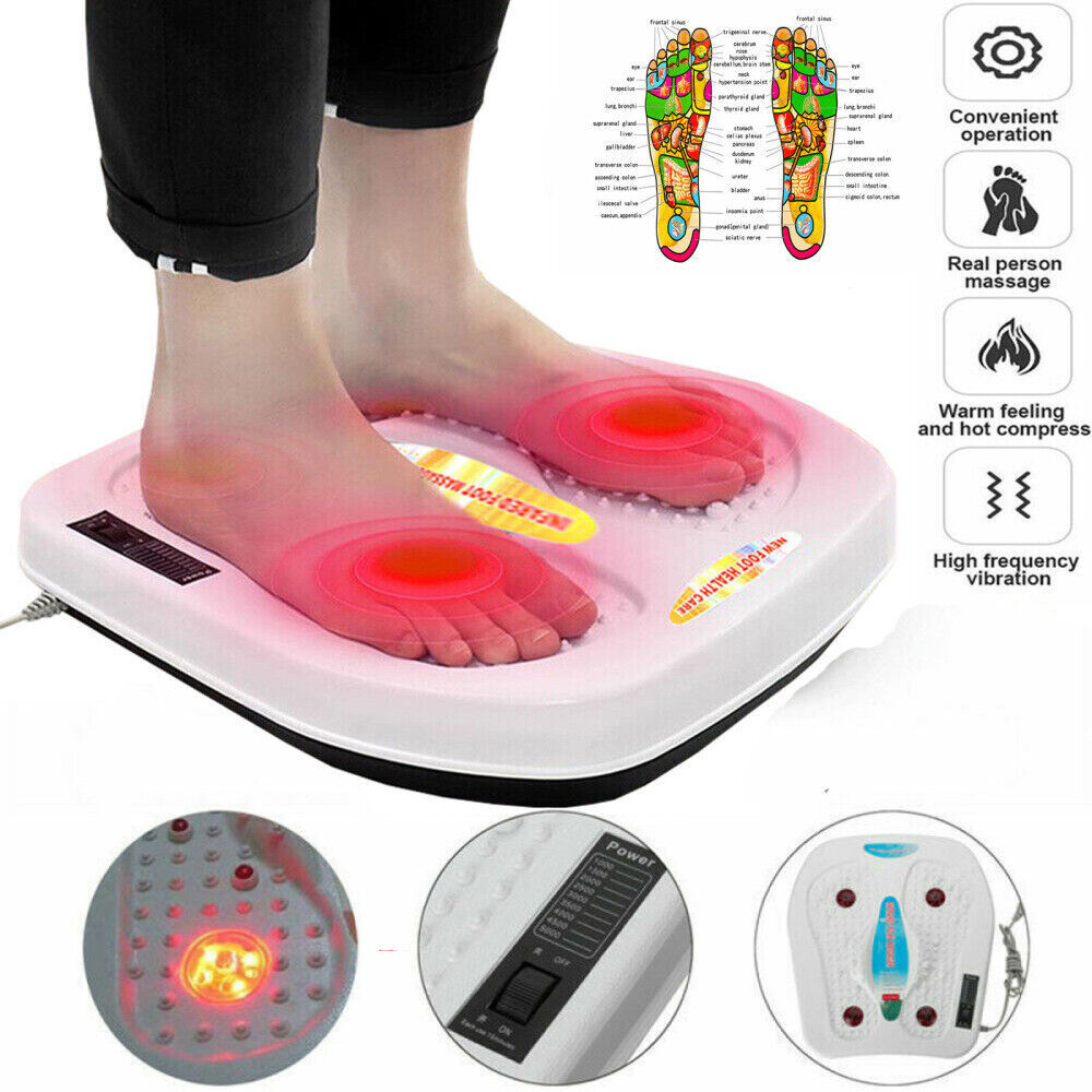 Foot Leg Vibration Blood Circulation Booster Feet Massager with Heated