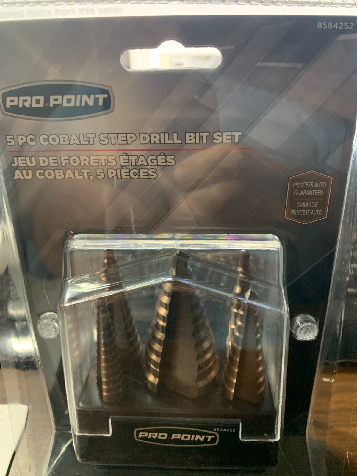Pro-Point 8584252 5-Piece Cobalt Step Drill Bit Set | eBay