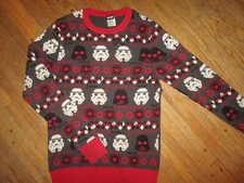 STAR WARS STORMTROOPER "UGLY" CHRISTMAS SWEATER Darth Vader Empire ADULT SMALL