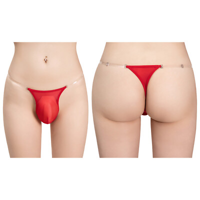 Mens Briefs Micro Underwear Semi Clubwear Fancy T-back G-string Underpants Soft