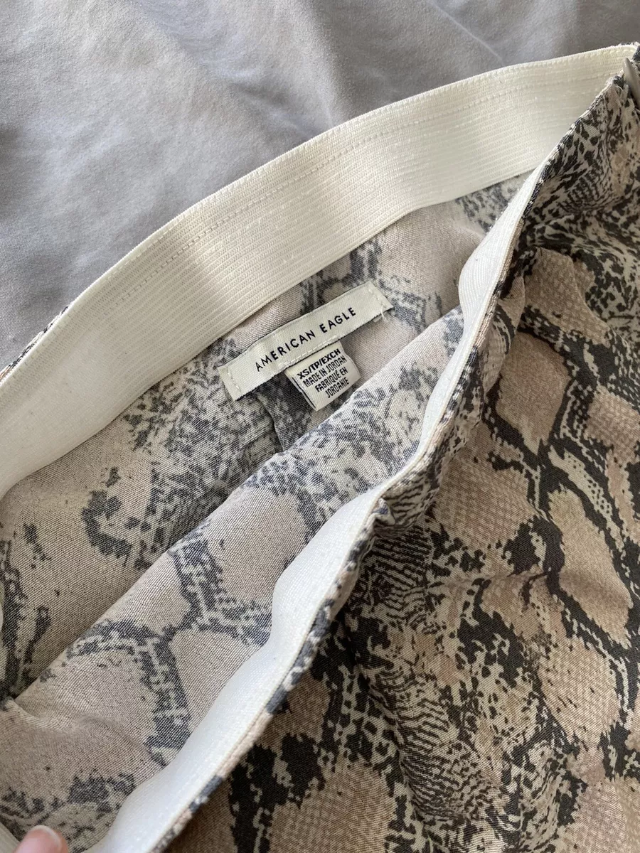 American eagle snake print skirt cheap