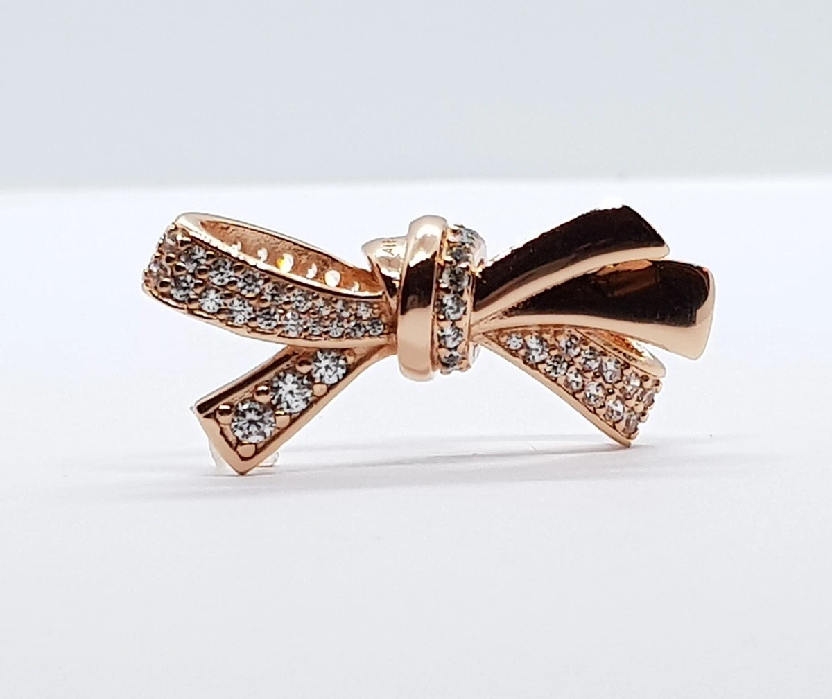 Pandora rose gold sale bow