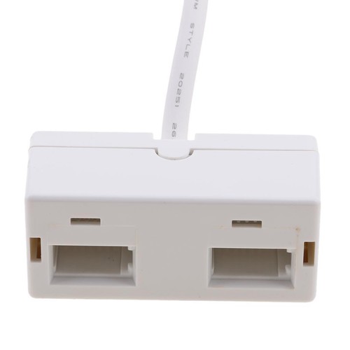 BT Telephone Modem Extension Cable Wire Male UK to Female UK RJ11 Splitter - Afbeelding 3 van 7