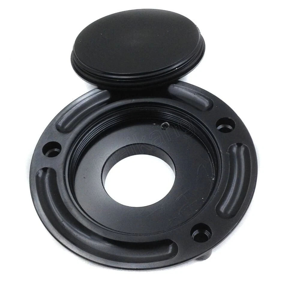 Tapas de tanque de combustible negras aptas para Suzuki SV650/650S 2003-2009 SV1000/1000S 2003-2007 Foto 4 de 4