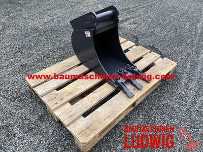 Tieflöffel MS03 Baggerschaufel Baggerlöffel Minibagger Bagger 30cm 300mm 