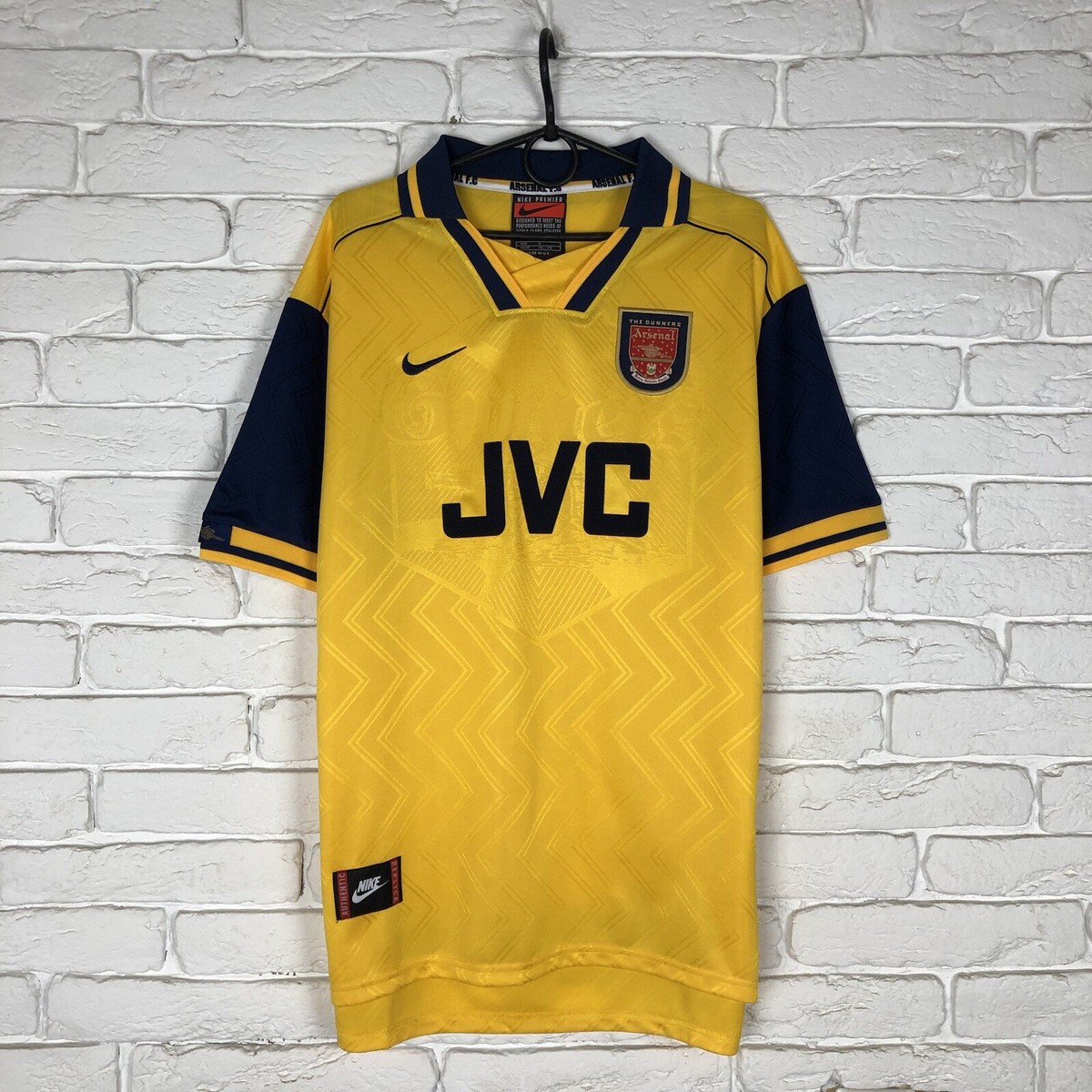 Retro Copy Arsenal 1997 1998 Away jersey vintage Size M