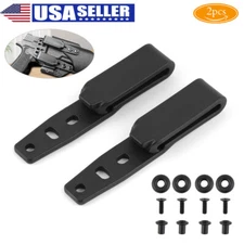 New 2Pcs 3-Hole Holster Clip Belt Quick Clips Screw For IWB OWB Kydex