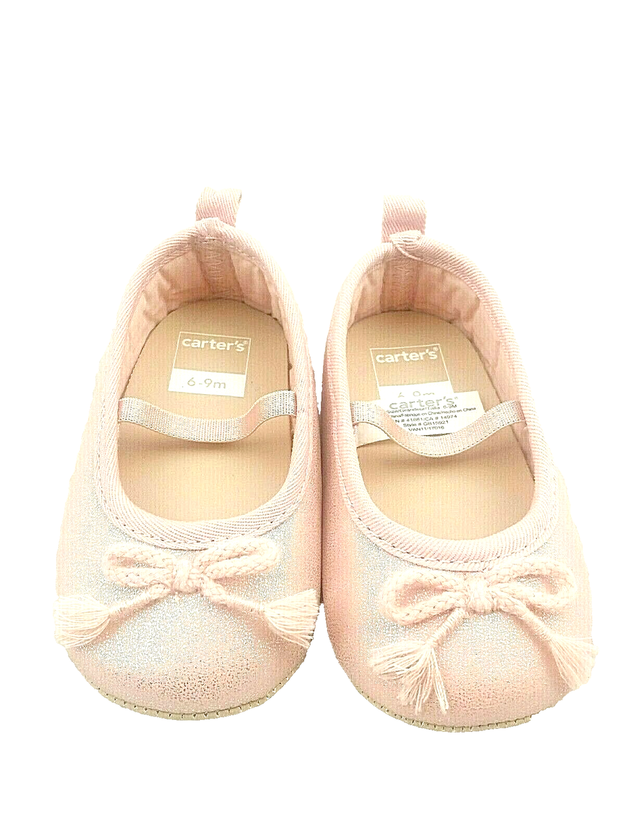 Pink Baby Girl Shoes Carters Carters Baby Girl Pink Glitter Shoes