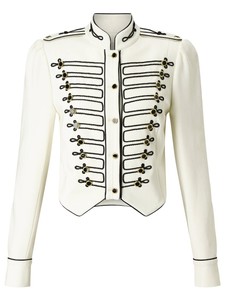 white military jacket