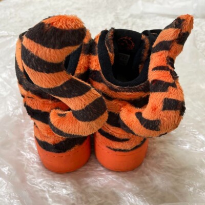 adidas gazelle silver green womens JEREMY SCOTT x ADIDAS Size 9 Orange & Black Tiger Print High Top Sneakers –  Sui Generis Designer Consignment main image 0
