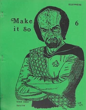 STAR TREK THE NEXT GENERATION Fanzine MAKE IT SO #6