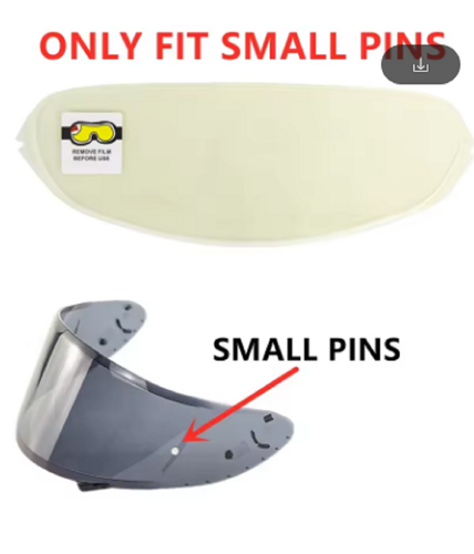 Shoei Clear PINLOCK insert For Shoei Neotec 2 Helmet - Fits CNS-3 Visor ANTIFOG - Picture 8 of 9