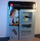 Motorola H17 Bluetooth Headset, Dual Mic, 556421, Black, Sealed!