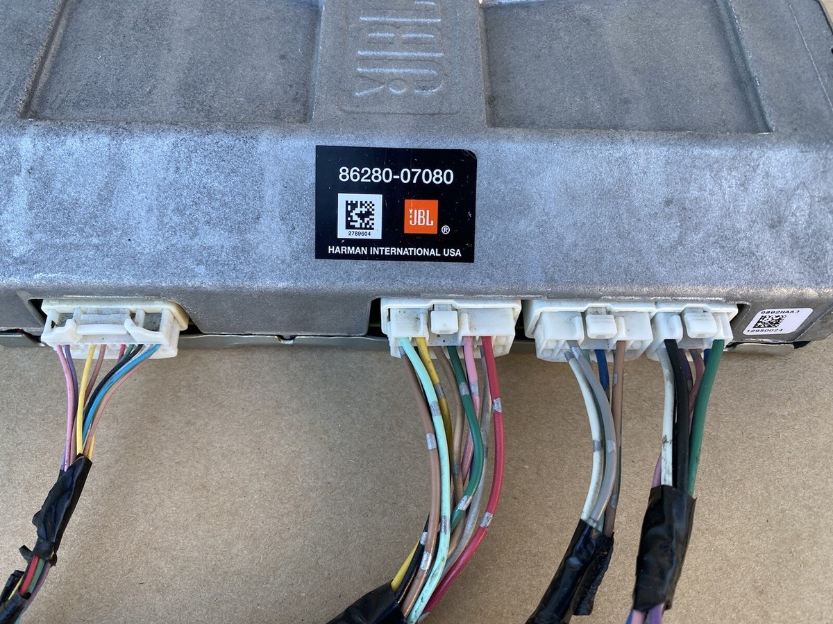 2011-2012 Toyota Avalon JBL Audio Radio Amplifier Navigation 86280