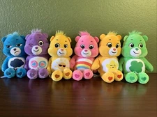 Care Bears Unlock the Magic 9" bean bag plush set of 6, Basic Fun! 2020-21