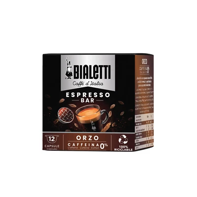 Bialetti Caffè d'Italia Mokespresso Orzo Senza Caffeina - confezione 48 Capsule
