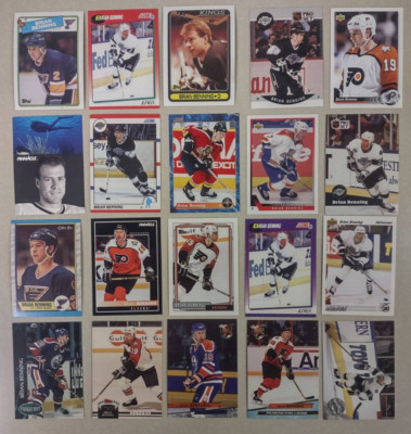 20 Card Lot of Different BRIAN BENNING NHL Kings Must for Collector! FREE S&H!!