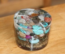 Beautiful  Orgonite, Tower Buster, EMF Protection, Medium - finish glass