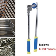 3/8" Tube Bender Pipe Bender 180 Degree Bending Tool Anti-skid Handle