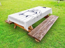 Wine Outdoor Picnic Tablecloth by Ambesonne i...