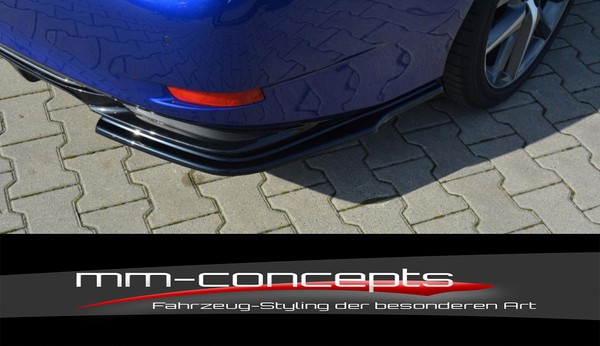 CUP Diffusor Seiten Ansatz SET Schwarz FüR Lexus GS 300H 450H MK4 Flap Heck-image