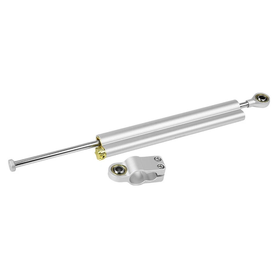 Silver Steering Damper Stabilizer For 1999-2003 Kawasaki Ninja ZX9R ZX900F US - Image 4 of 4