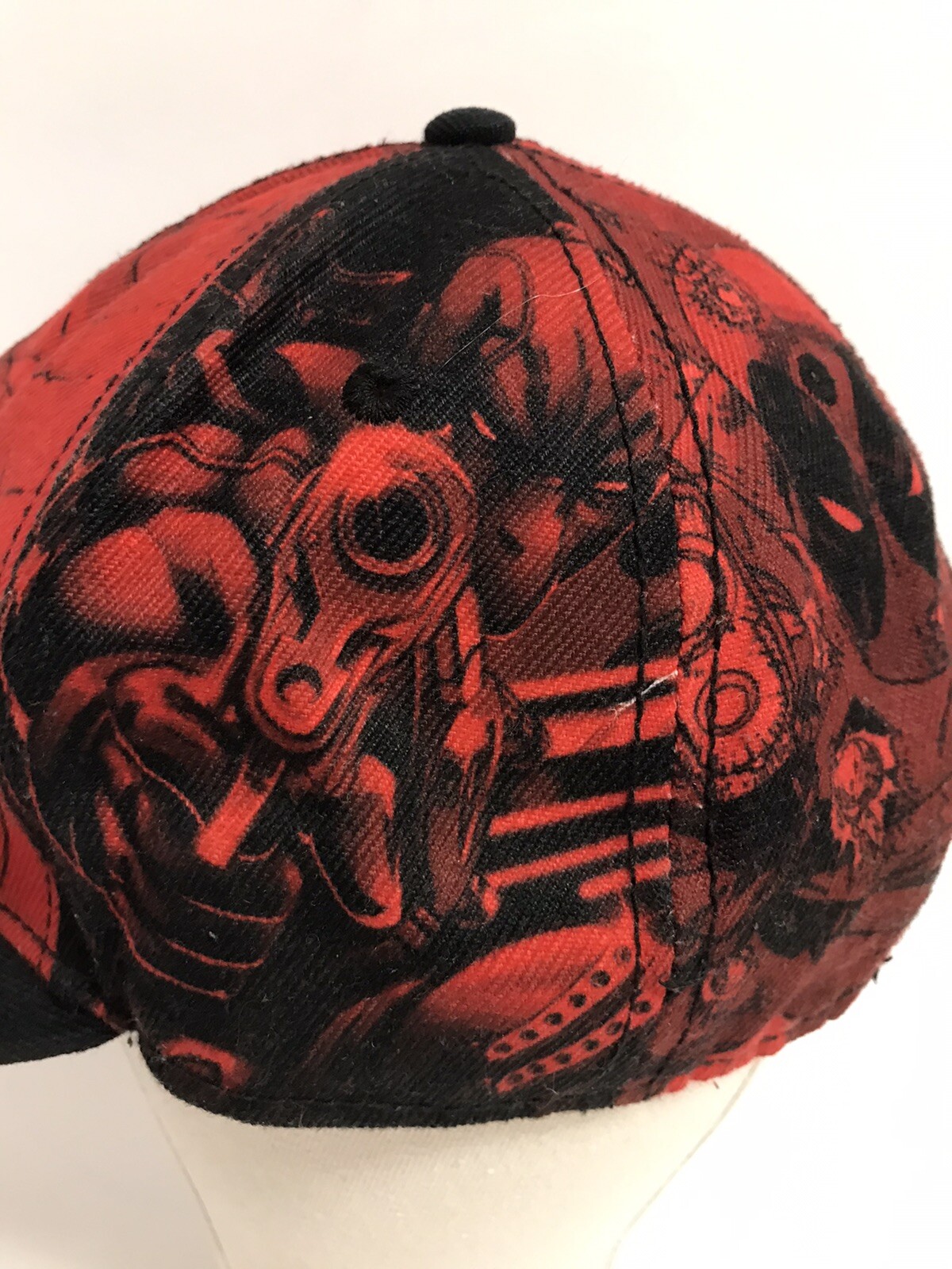 Marvel Deadpool Red Snapback Hat - image 6