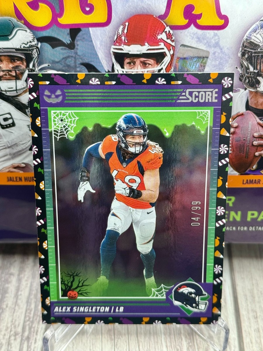 2024 Panini SCORE-A-TREAT Football Halloween GREEN/ORANGE (YOU