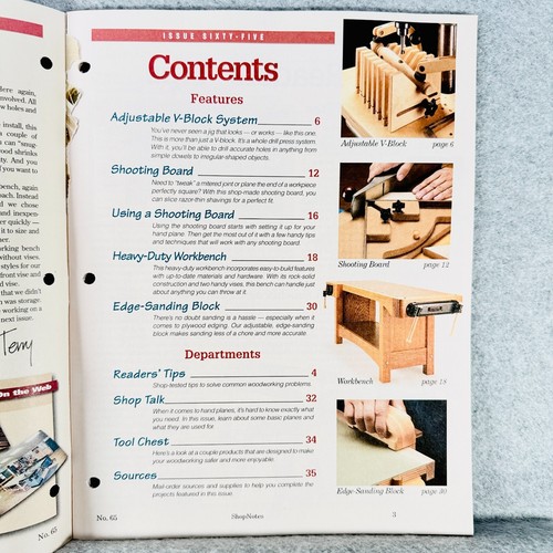 ShopNotes Magazine Vol 11 Issue 65 Best Work Bench Easy to Build Features - Picture 2 of 3