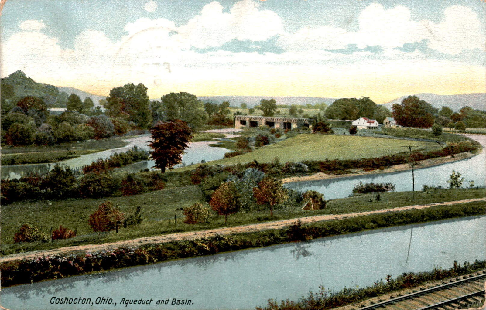 Coshocton, Ohio, Aqueduct and Basin, Portland ME, Creb, 279 Postcard