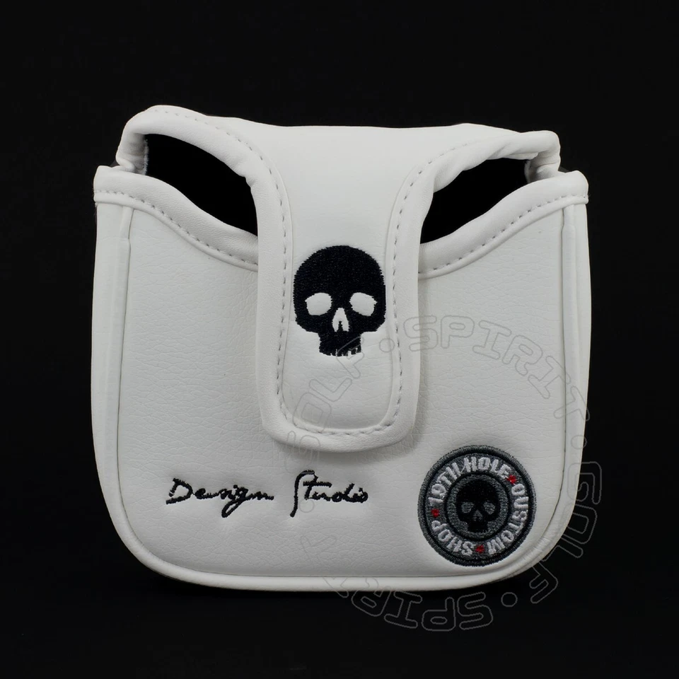 Skull Rose Head Cover for TaylorMade Spider FCG X Daddy Long Legs Mallet Putter - Image 3 of 4