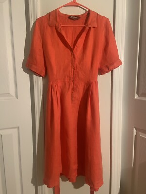 Max Mara Weekend Coral Dress Linen | eBay Max Mara Weekend Coral Dress Linen | eBay