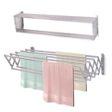 Klapptrockner Wandwäschetrockner Wäschetrockner Teleskop für die Wand Akkordeon