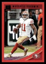 2018 Donruss #251 Marquise Goodwin RED San Francisco 49ers