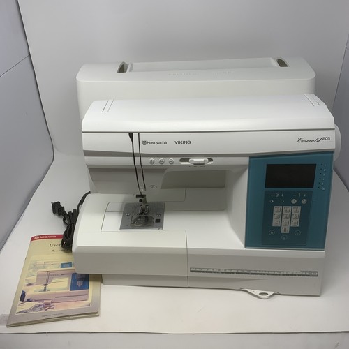 Viking Husqvarna Emerald 203 Sewing Machine Used eBay