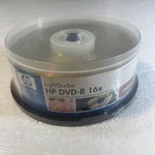 HP Lightscribe 16x 4.7 GB 120 Min DVD-R 15 Discs