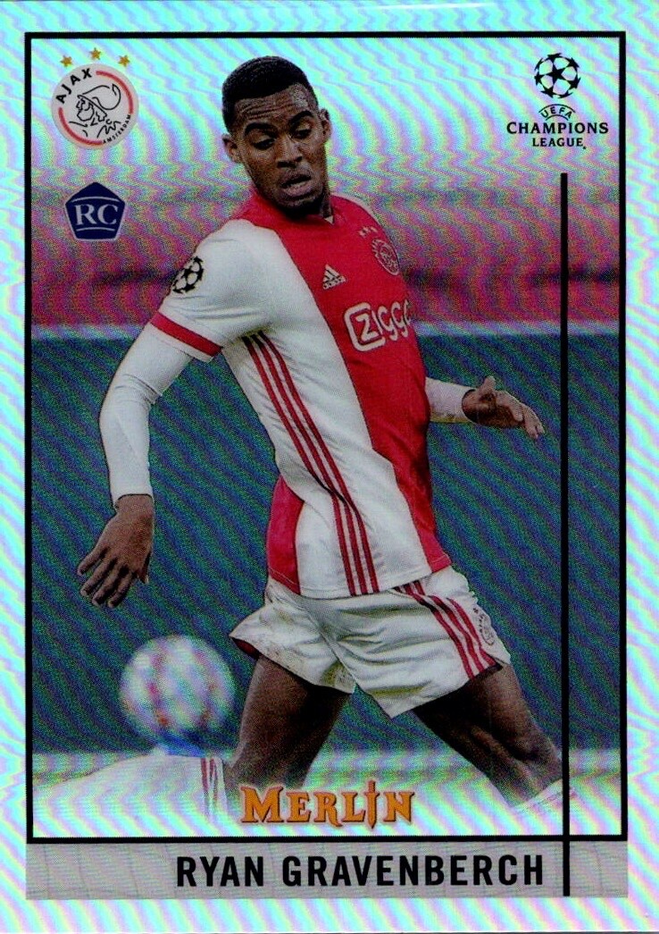 2020-21 Topps Merlin Collection Chrome UCL Refractor #57 Ryan Gravenberch (RC)