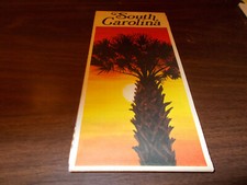 1971 South Carolina State-issued Vintage Road Map