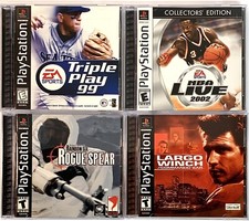 PlayStation Games Rogue Spear • Largo Winch • NBA Live 2002 • Triple.. Lot Of 4