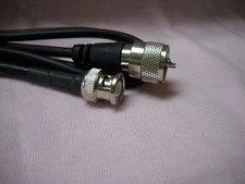 USA FL RG58 UHF PL-259 MALE TO BNC MALE  20" PIGTAIL JUMPER CABLE  PATCH CORD 