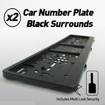 Number Plate Surrounds x2 Cheapest on  Very High Quality