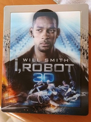I, ROBOT - 3D STEELBOOK, Neuwertig, 3D + 2D, 3D Lenticular Magnet, Will Smith